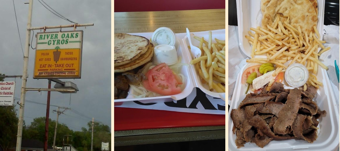 River Oaks Gyros Menu